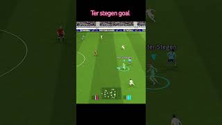 What a goal dribble and goal by Marc Ter Stegen efootball2025 pes2021 shorts [upl. by Werdn60]