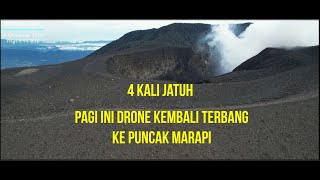 CURRENT CONDITIONS OF MOUNT MARAPI NOVEMBER 8 2024 DRONE REACHES THE SUMMIT AGAIN AFTER 4 CRASHES [upl. by Malchy]