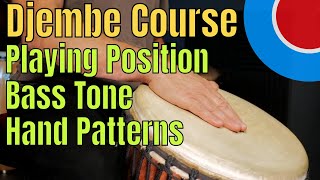 Beginning Djembe Course  Lesson 1 [upl. by Enitsirk643]