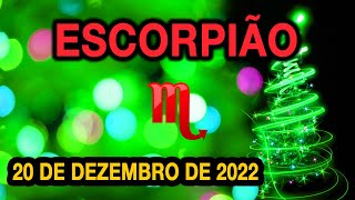 😄 Ó𝐓𝐈𝐌𝐀𝐒 𝐍𝐎𝐓Í𝐂𝐈𝐀𝐒 𝐏𝐀𝐑𝐀 𝐕𝐎𝐂Ê 👀Escorpião♏20 de dezembro 2022Horóscopo do dia de hoje [upl. by Aynahs]