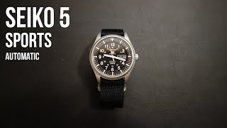 Test  Seiko 5 Military une automatique de qualité à petit prix • La Petite Trotteuse [upl. by Possing260]