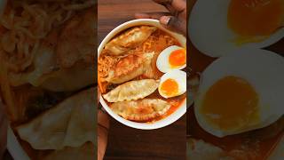 Kimchi Ramen Recipe  Buldak Dumplings [upl. by Fletch]