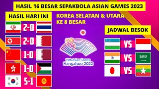 Hasil Asian Games 2023 Hari ini Korsel Pesta Gol Thailand Kalah  16 Besar Sepakbola Asian Games [upl. by Schargel]