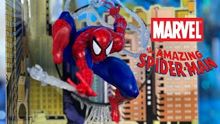 Mcfarlane Toys Marvel Comics 16 scale Spiderman statue review [upl. by Knoll]