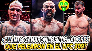 Salarios amp Bonificaciones del UFC 309💰💰💰  ¿Cuánto ganó JON JONES tras su BRUTAL KO sobre MIOCIC [upl. by Emlyn]