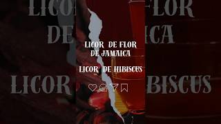 Licor de Flor de Jamaica Hibiscus recetasfáciles recetas licores hibiscus flordejamaica [upl. by Battista978]