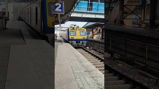 Mumbai Local  AC Local Train Arrived At Malad station  Jamal Adlava subscribe mumbailocal [upl. by Sternlight863]