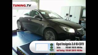 Opel Insignia 20 CDTI BiTurbo mit SPEEDBUSTER Chiptuning auf dem Prüfstand [upl. by Ilehs]