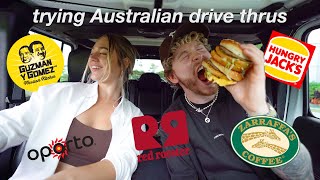 Eating Only Australian Drive Thru Food For 24 Hours [upl. by Korey186]