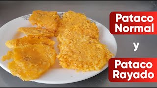 Cómo hacer Patacones o Tostones rayados  Cocinar es gratis [upl. by Minica]