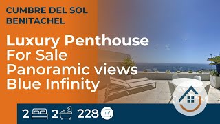 Luxury penthouse for sale Blue Infinity Cumbre del Sol Spain [upl. by Lebezej926]