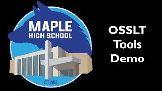 OSSLT Tools Demo 2024 [upl. by Sallad]