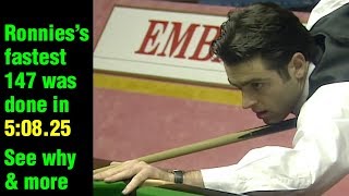 Ronnie OSullivan  Historic Moment in Sport amp Snooker 147 in 50825 Version3  720p [upl. by Aelem297]