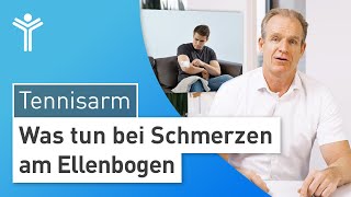 Tennisarm selbst behandeln Experten Tipps und Übungen von Dr Stefan Preis [upl. by Lirbij944]