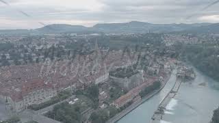 ALog Bern Switzerland Bern Cathedral Panorama of the city with a view of the historical center [upl. by Laidlaw16]