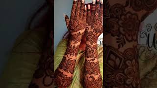 Bridal full hand mehndi designs for beginners mehandi mwhandiartytshorts [upl. by Madelena]