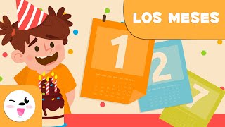 Los meses del año  Vocabulario para niños [upl. by Nirrad328]