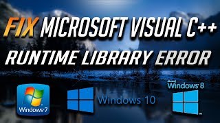 Fix quotMicrosoft Visual C Runtime Libraryquot Error in Windows 1087  2024 Solution [upl. by Wind585]