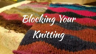 Color Work Series  Blocking Your Knitting [upl. by Reel62]