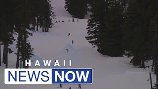 ‘Surfing in the snow’ premier surfing contest returns to Pacific Northwest [upl. by Arras]