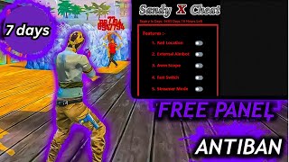 7 DAY FREE PANEL AIMBOT AND SNIPER FREE FIRE GRATIS 🎯  100 ANTIBAN✅  OB44 PANEL ☠️ [upl. by Muiram449]