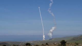 MDA Interceptor Salvo Launch 25MAR19 [upl. by Alyos]