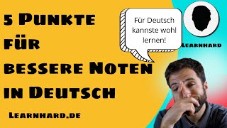 Schulaufgaben Deutsch Mit den diesen 5 Punkten bekommst du bessere Noten  Vorbereitung und Prüfung [upl. by Basso]