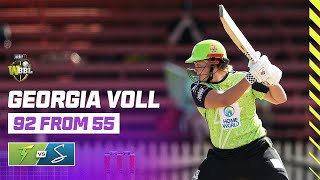 Georgia Voll Goes Beserk  Sydney Thunder v Adelaide Strikers  WBBL10 [upl. by Cud]