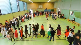 Fasching 2023  Polonaise an der Wohltbergschule [upl. by Amorette]