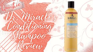 🇪🇬 Quickie Review Dr Miracles Conditioning Shampoo ريفيو سريع  شامبو د ميريكل المرطب [upl. by Rehsu465]