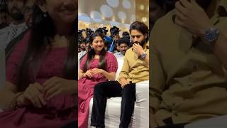 Naga Chaitanya and Sai pallavi at Thandel movie event  saipallavi thandel [upl. by Stoddart]