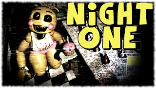 WAY HARDER Night 1  Five Nights At Freddys 2 [upl. by Alidis]