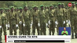 President Ruto directs inclusion of gun training in NYS paramilitary training [upl. by Barling]