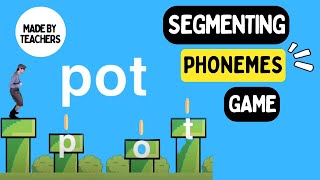 Segmenting Phonemes  Phonemic Awareness Game [upl. by Aileek]