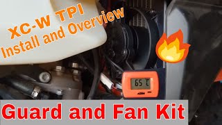 Unabiker Radiator Guard and KTM Fan Kit  XCW 2019  Install and Review [upl. by Bowra18]