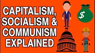 CAPITALISM SOCIALISM amp COMMUNISM EXPLAINED SIMPLY [upl. by Zitah]