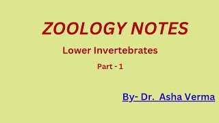 ZOOLOGY NOTES [upl. by Ilahsiav]