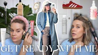 GRWM  skincare  makeup  hair  outfit [upl. by Eiramyelhsa333]