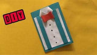 ★ DIY VATERTAGS GESCHENKIDEEN ★ Vatertagskarte  Geburtstagskarte für Männer selber machen [upl. by Yrekcaz34]