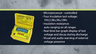 BESANTEK BST IT22 Digital High Voltage Insulation Tester 10kV [upl. by Lole]