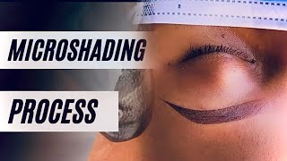 MICROSHADING BROWS TUTORIAL  brows microshading browtutorial tutorial [upl. by Solokin]