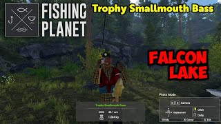 Trophy Smallmouth Bass Falcon Lake  Fishing Planet [upl. by Wojcik]