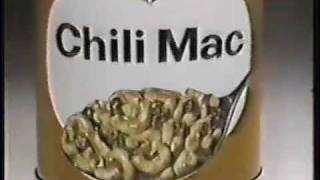 Chef Boyardee Chili Mac Commercial 1980 [upl. by Ileek]