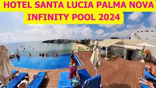 Insta360 X4 Globales Hotel Santa Lucia Palma Nova Mallorca July 2024 Infinity Pool [upl. by Bea]