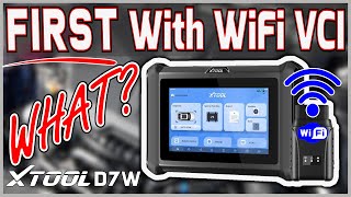 FIRST Scan Tool With WiFi VCI XTOOL D7W Must See [upl. by Aguste]