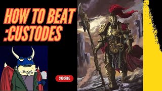 How to Beat Adeptus Custodes [upl. by Fortune780]