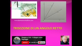 Trisezione di un angolo retto [upl. by Zullo318]