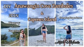 DIY 2D1N in Anawangin Cove amp Capones Island  W Itinerary amp Expenses  Full Video  Camping [upl. by Aikehs185]