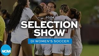 2024 NCAA DI womens soccer championship selection show [upl. by Warde]