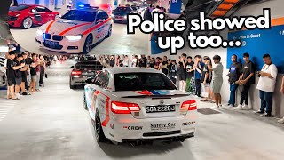 The Police Were Called to Singapores BIGGEST Underground Car Meet Singapore Afterhours June 2024 [upl. by Koblas]